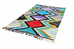 Marokkansk Boucherouite-teppe 140 x 235 cm
