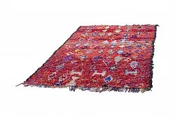 Marokkansk Boucherouite-teppe 215 x 155 cm