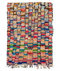 Marokkansk Boucherouite-teppe 210 x 145 cm