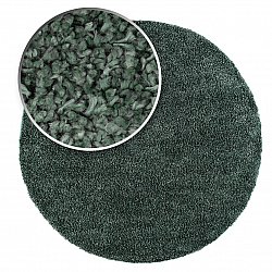 Rundt teppe - Orkney (grønn)