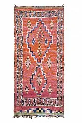 Marokkansk Boucherouite-teppe 275 x 130 cm