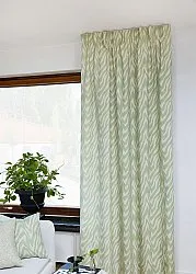 Gardiner - Bomullsgardin Laura (grønn)