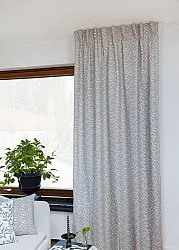 Gardiner - Bomullsgardin Lilja (blå)