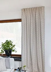 Gardiner - Bomullsgardin Lilja (grå)