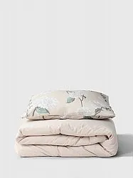 Dynetrekk sett - Alyssa (beige/grå)