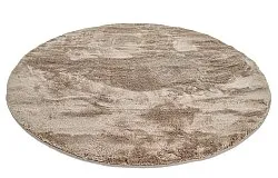 Runde tepper - Aranga Super Soft Fur (brun)