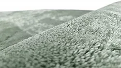 Runde tepper - Aranga Super Soft Fur (grønn)