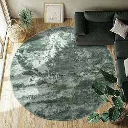 Runde tepper - Aranga Super Soft Fur (grønn)