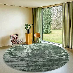Runde tepper - Aranga Super Soft Fur (grønn)