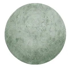 Runde tepper - Aranga Super Soft Fur (grønn)