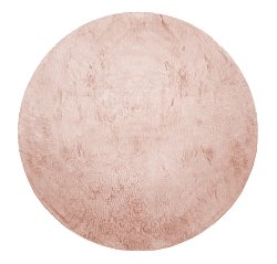 Runde tepper - Aranga Super Soft Fur (rosa)