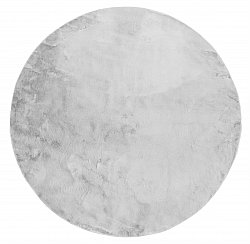 Runde tepper - Aranga Super Soft Fur (grå)