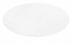 Runde tepper - Aranga Super Soft Fur (hvit)