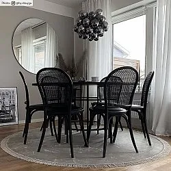 Wilton-teppe - Art Silk (lysegrå/beige)