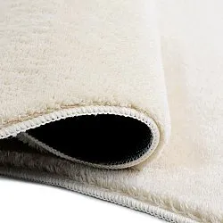Asymmetrisk Bølgete Ryeteppe - Aranga Super Soft Fur (beige)