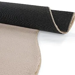 Asymmetrisk Bølgete Ryeteppe - Aranga Super Soft Fur (brun)