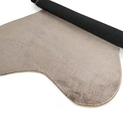 Asymmetrisk Bølgete Ryeteppe - Aranga Super Soft Fur (brun)