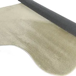 Asymmetrisk Bølgete Ryeteppe - Aranga Super Soft Fur (lysegrønn)