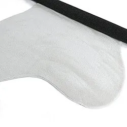 Asymmetrisk Bølgete Ryeteppe - Aranga Super Soft Fur (hvit)