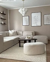 Ullteppe - Avafors Wool Bubble (beige)