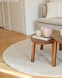 Runde tepper - Avafors Wool Bubble (beige)
