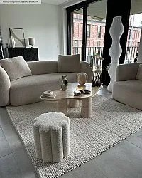 Ullteppe - Avafors Wool Bubble (beige)