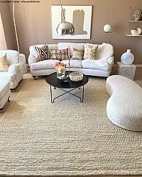 Ullteppe - Avafors Wool Bubble (beige)