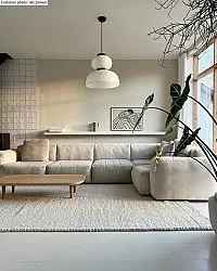 Ullteppe - Avafors Wool Bubble (beige)