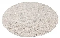 Rund baderomsmatte - Bevin (off-white)