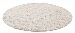 Rund baderomsmatte - Bevin (off-white)