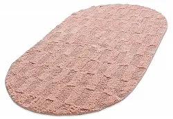 Oval baderomsmatte - Bevin (rosa)