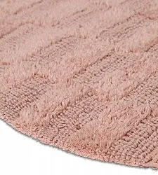 Oval baderomsmatte - Bevin (rosa)