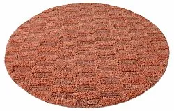 Rund baderomsmatte - Bevin (terracotta)