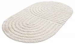 Oval baderomsmatte - Embla (off-white)
