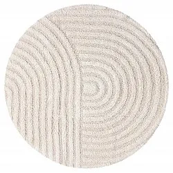 Rund baderomsmatte - Embla (off-white)