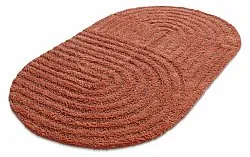 Oval baderomsmatte - Embla (terracotta)
