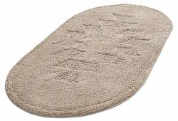 Oval baderomsmatte - Gertie (beige)