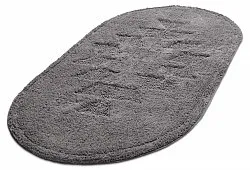 Oval baderomsmatte - Gertie (mørkegrå)