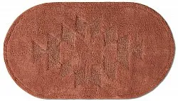 Oval baderomsmatte - Gertie (terracotta)