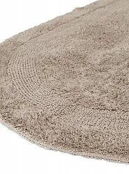 Oval baderomsmatte - Nila (beige)