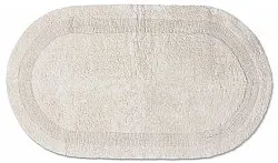 Oval baderomsmatte - Nila (off-white)