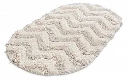 Oval baderomsmatte - Tressa (off-white)