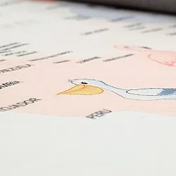 Barneteppe - Animal Map (beige)