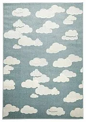 Barneteppe - Cloudy Sky (blå)