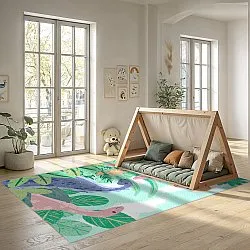 Barneteppe - Dino Friends (multi)