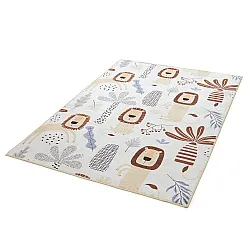 Barneteppe - Lion Friends (beige)