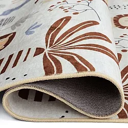 Barneteppe - Lion Friends (beige)