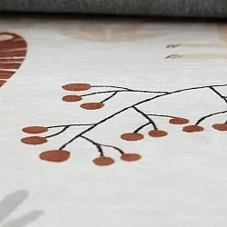 Barneteppe - Lion Friends (beige)