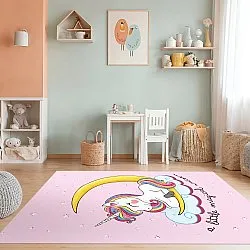 Barneteppe - Magical Unicorn (rosa)