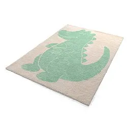 Barneteppe - Soft Crocodile (krem/grønn)